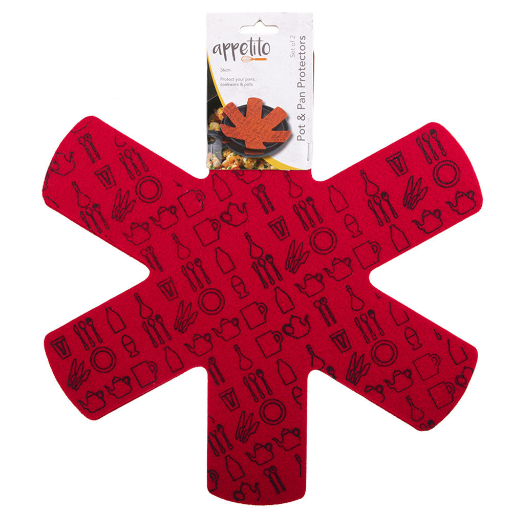Appetito Pot&Pan Protectors(2のセット)