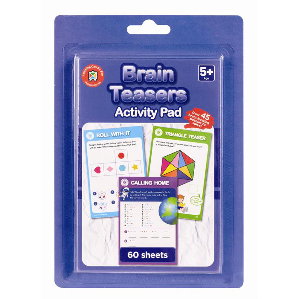 Learing Can Be Fun Brain Teasers! Activity Pad