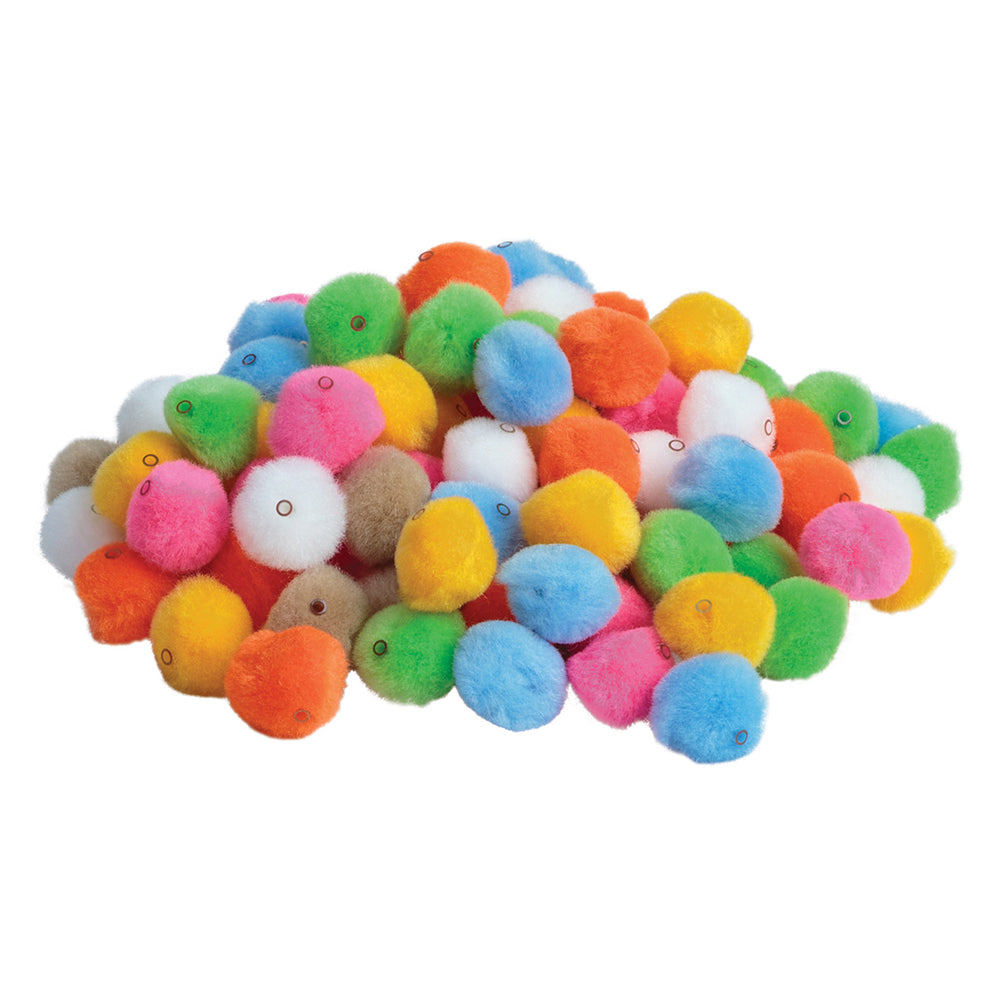 Pom Poms with Hole 20mm 100pcs