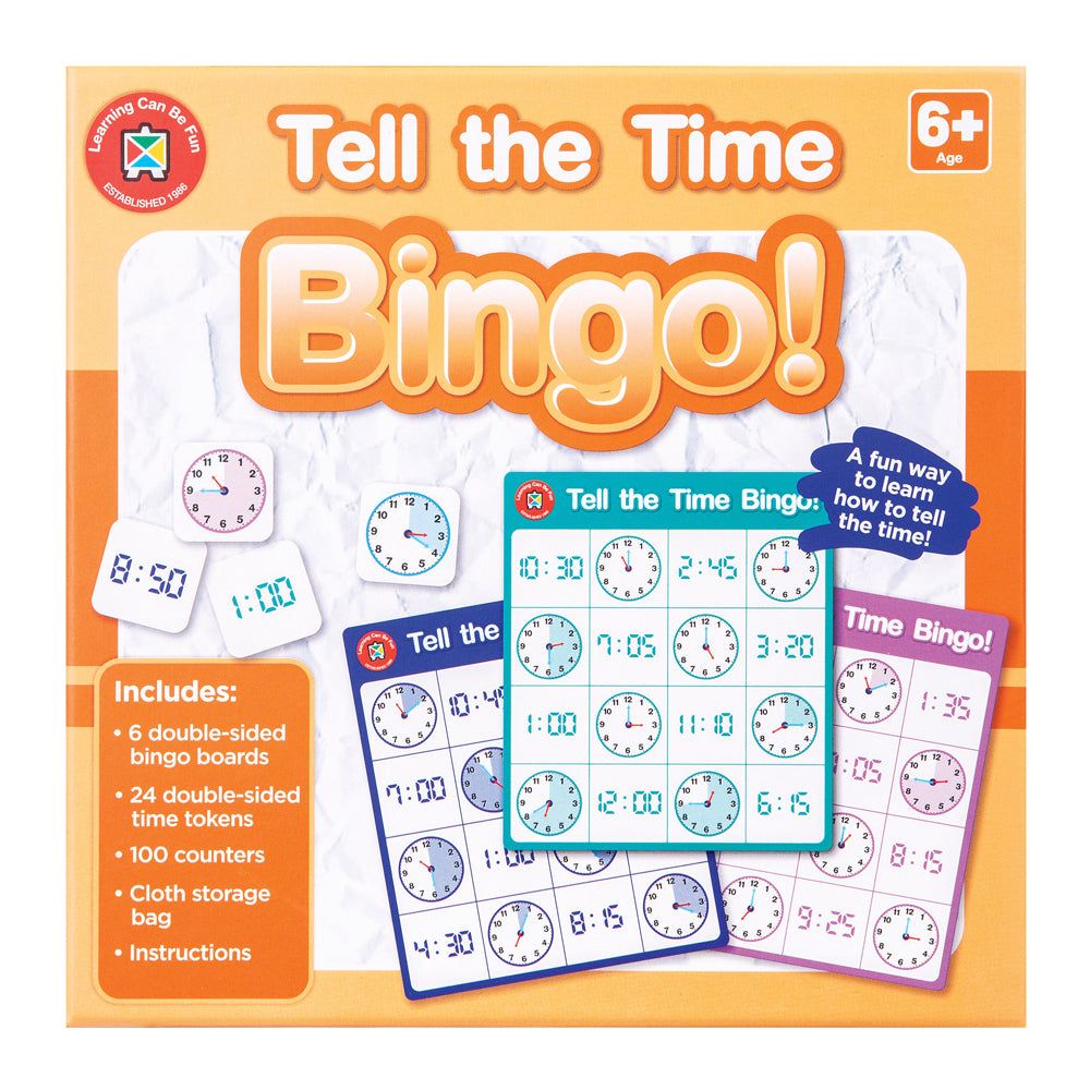 Time Bingo Educational Game