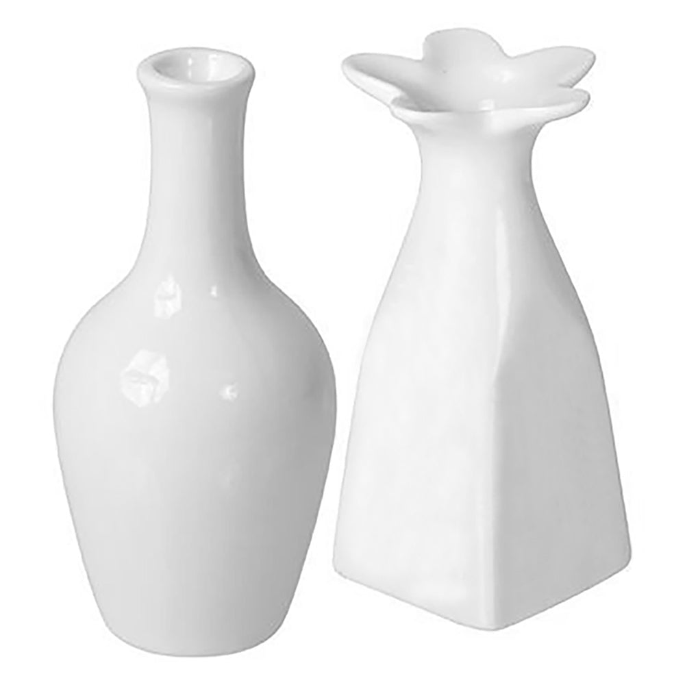 Ceramic Vases 2 Designs 6pcs