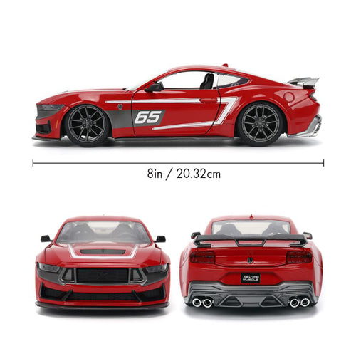 Big Time Muscle 2024 Ford Mustang Dark Horse 1:24 Diecast