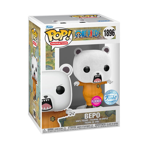 One Piece Bepo US Exclusive Flocked Pop! Vinyl