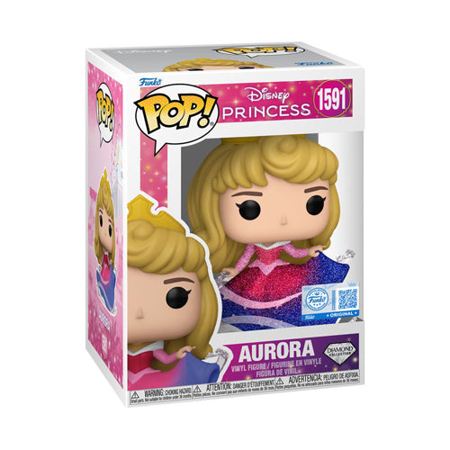 Sleeping Beauty Aurora Sleeping US Diamond Glitter Pop!