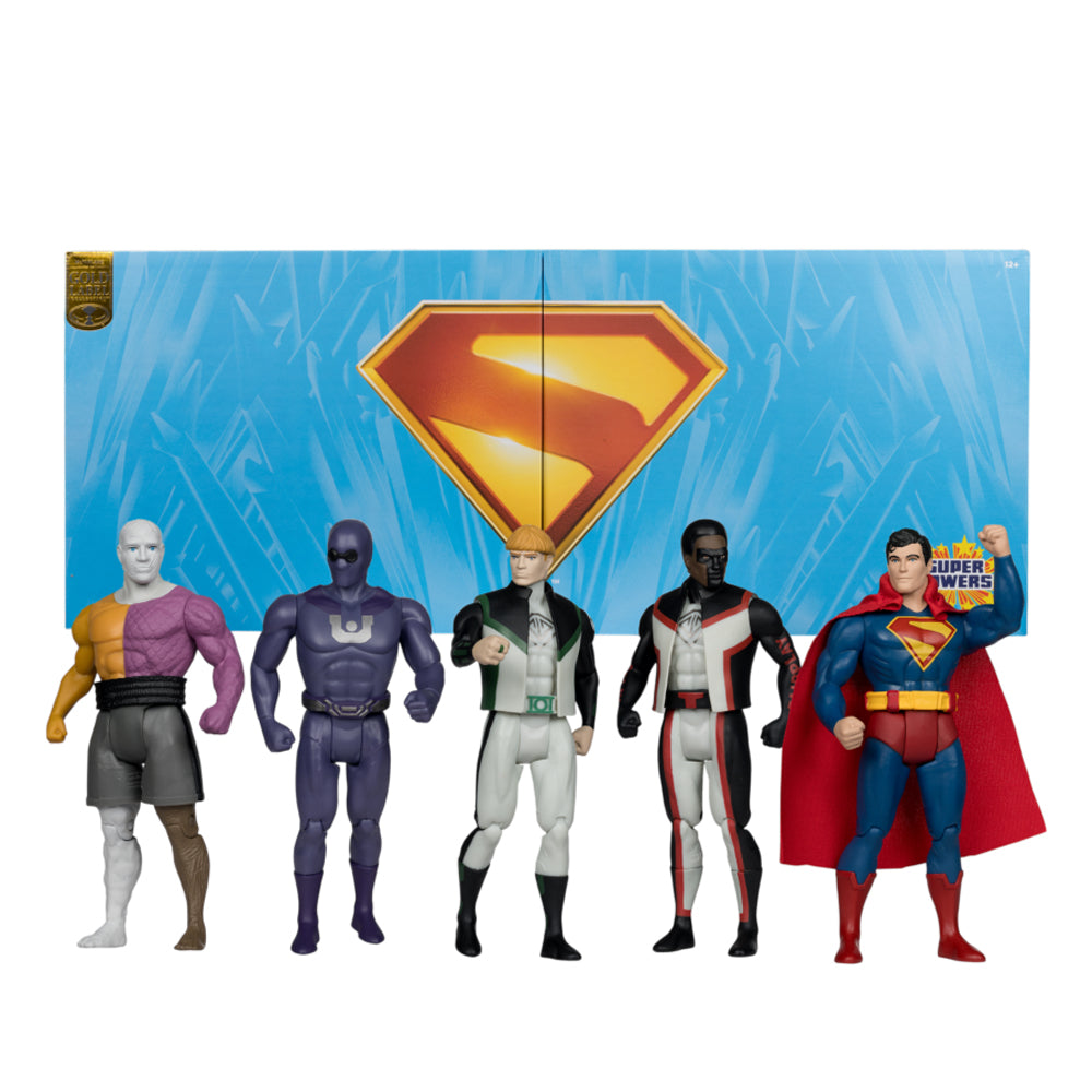 Superman 2025 Gold Label Super Powers Figure Set 5-Pack