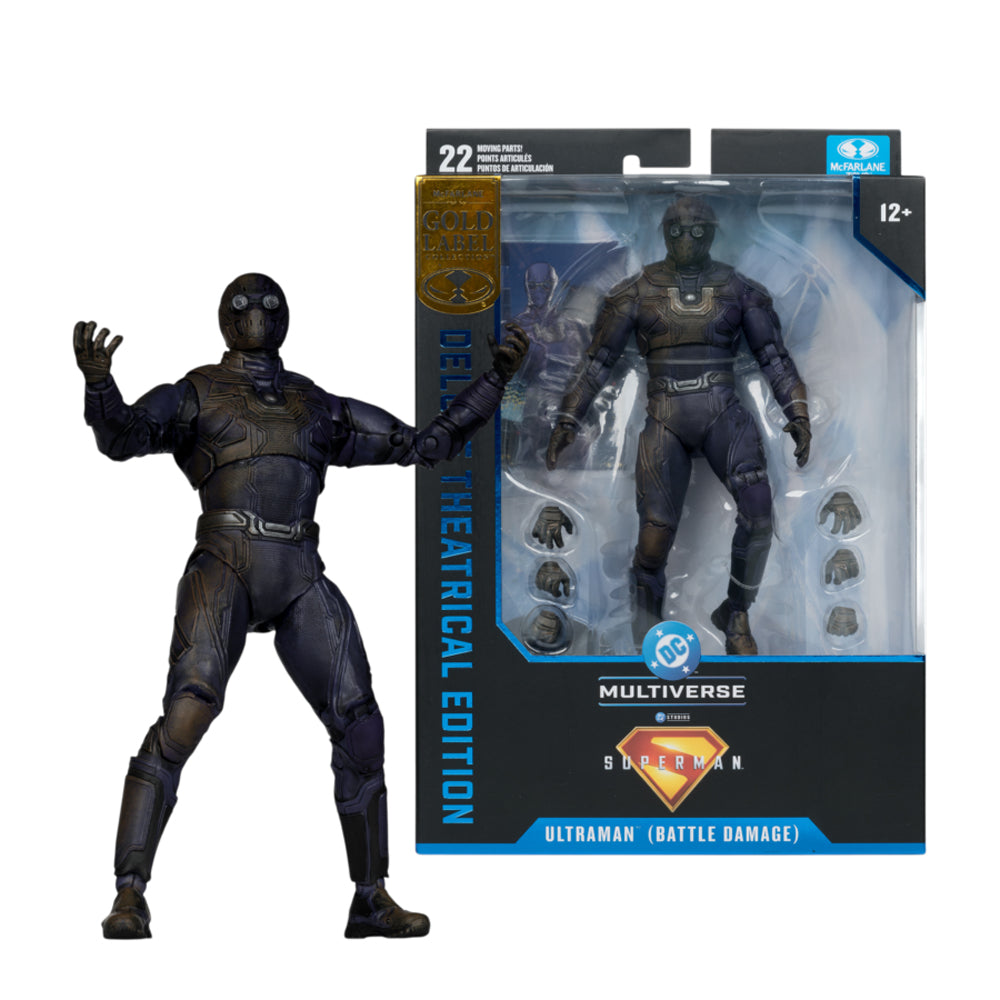 Superman 2025 Ultraman Battle Damage Gold Label 7" Deluxe