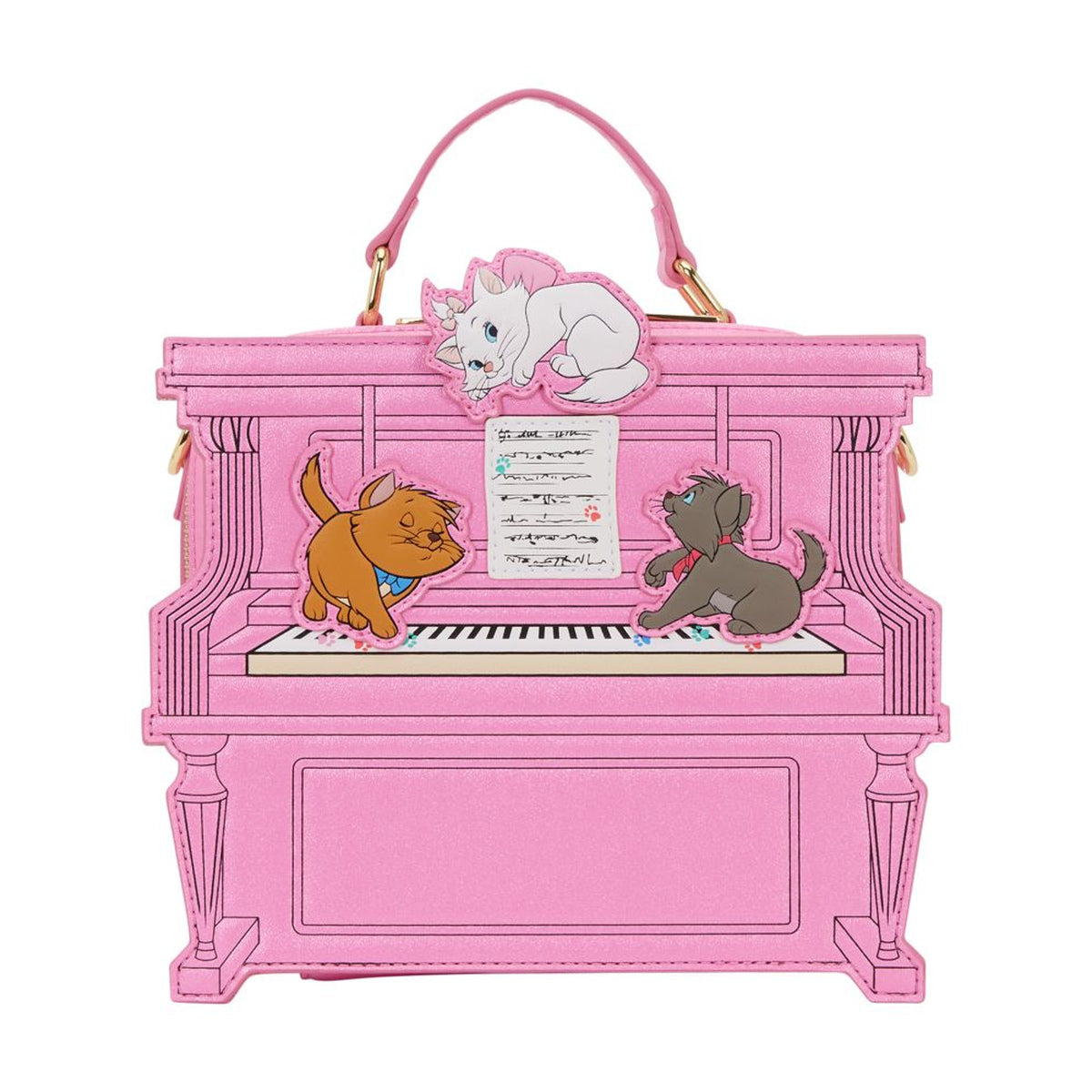 Aristocats (1970) Figural Piano Crossbody Bag