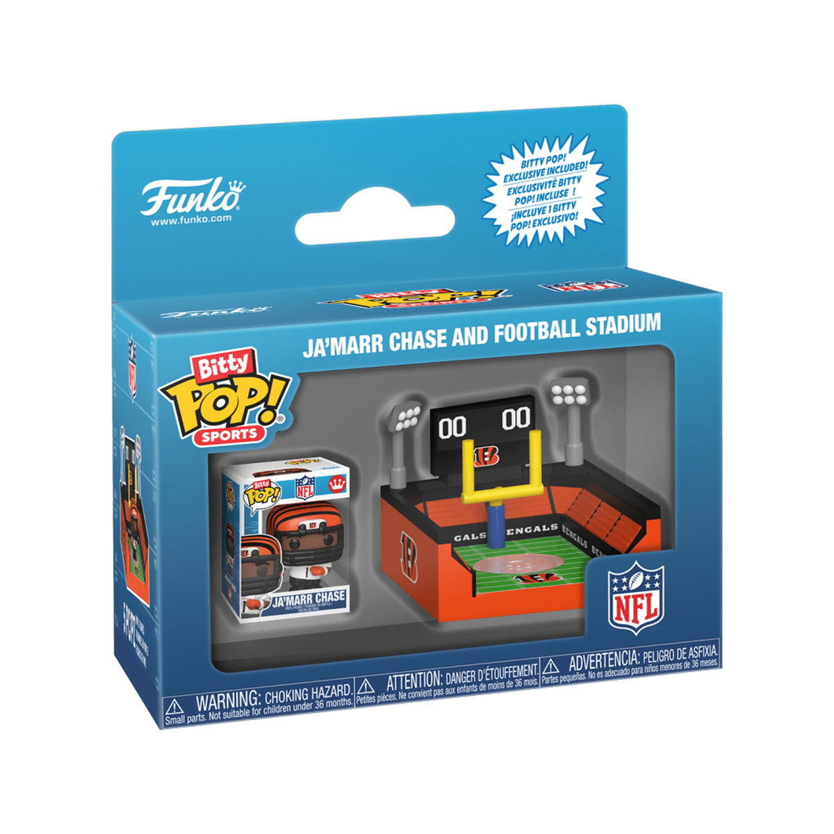 NFL: Bengals Ja'Marr Chase Bitty Pop! Arena