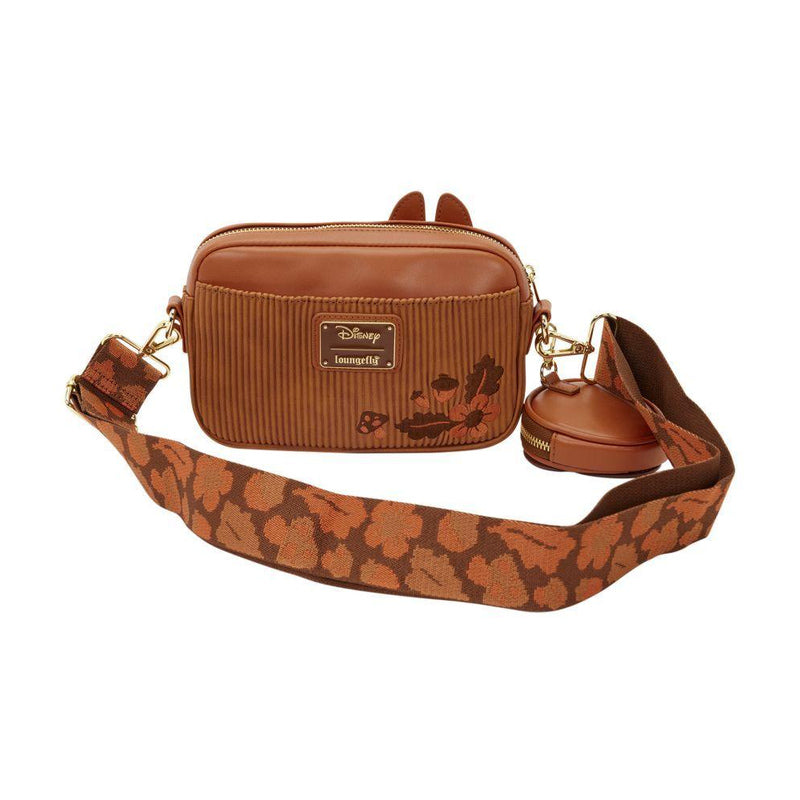 Chip 'n' Dale Corduroy Sling Crossbody Bag with Coin Bag