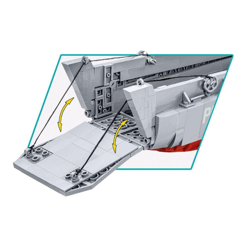 World War 2 LCVP Higgins Boat (715 Piece Kit)