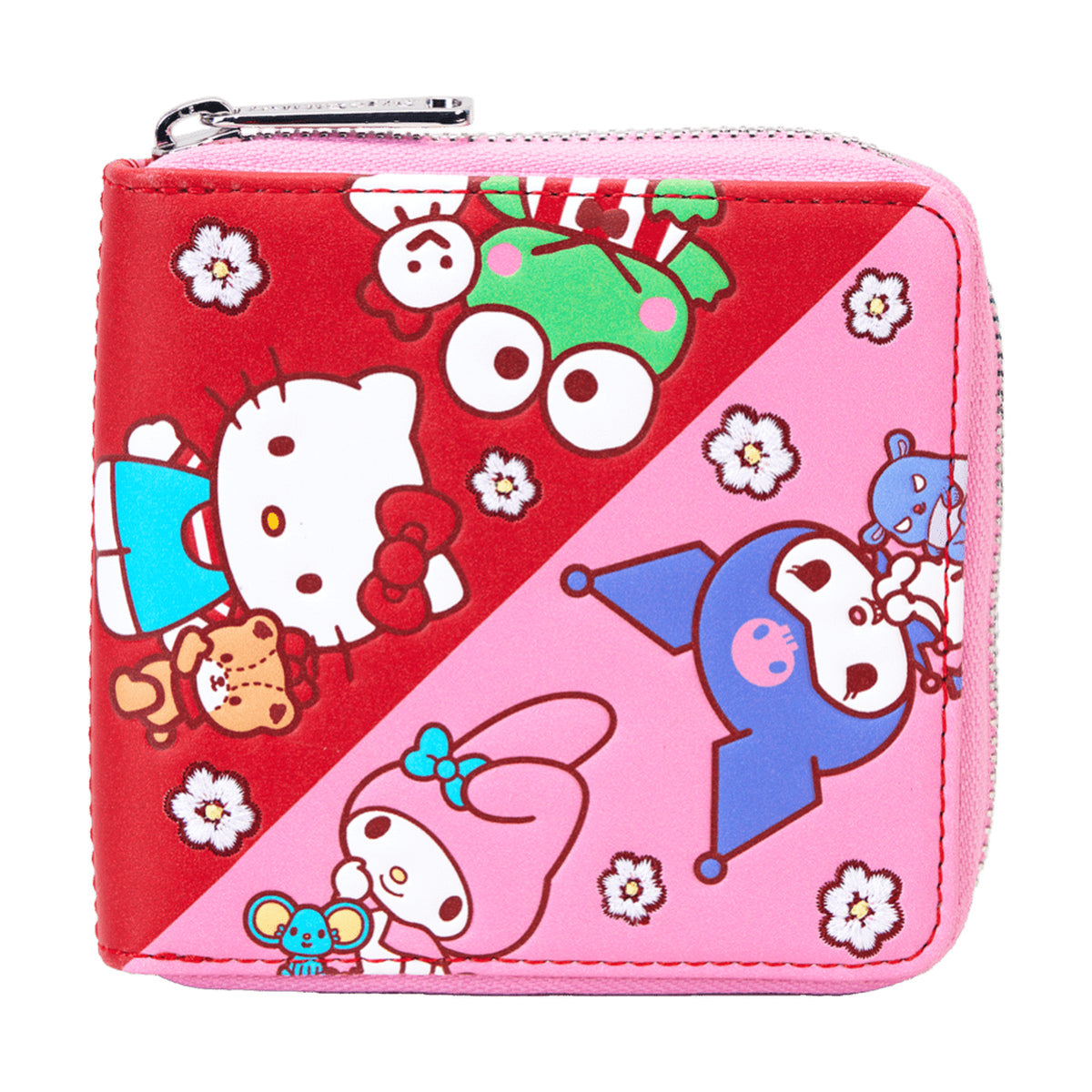 Hello Kitty & Friends Color Block Zip Wallet