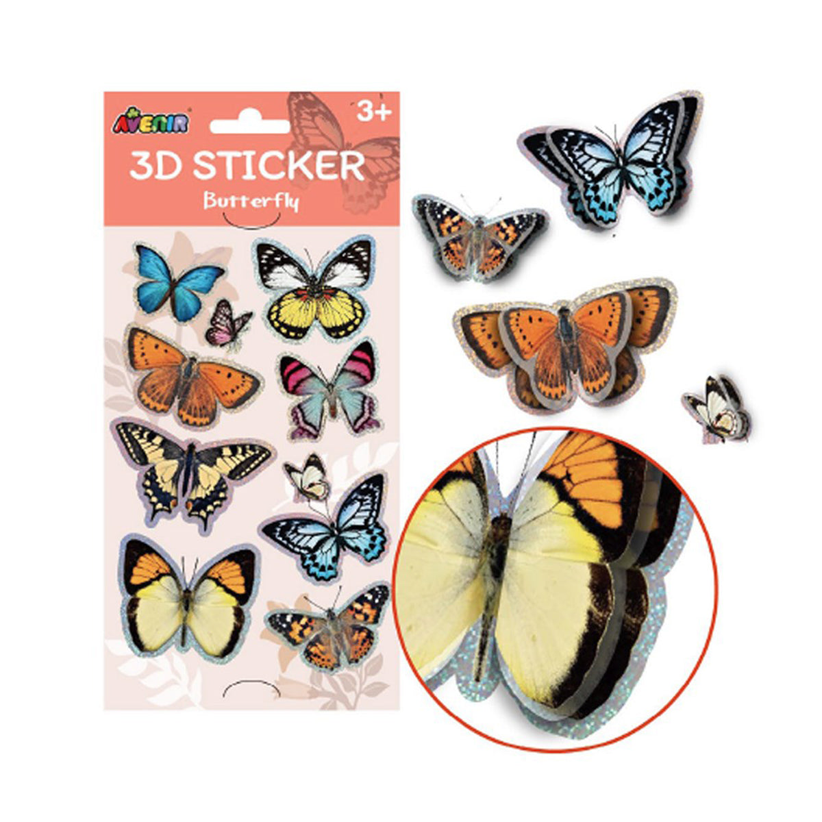Avenir 3D Stickers 10-Pack