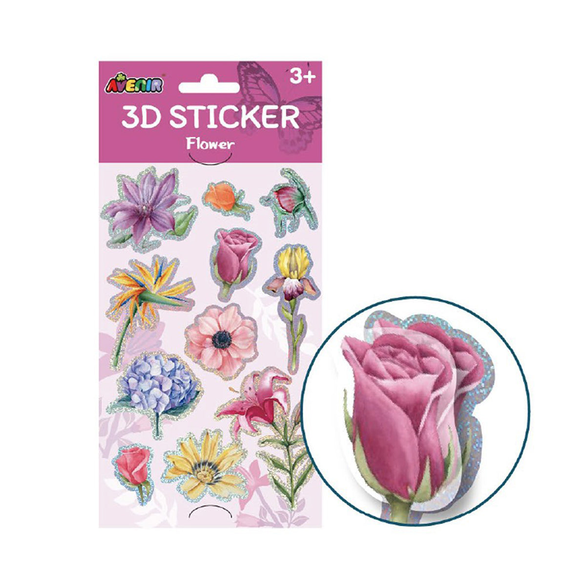 Avenir 3D Stickers 10-Pack