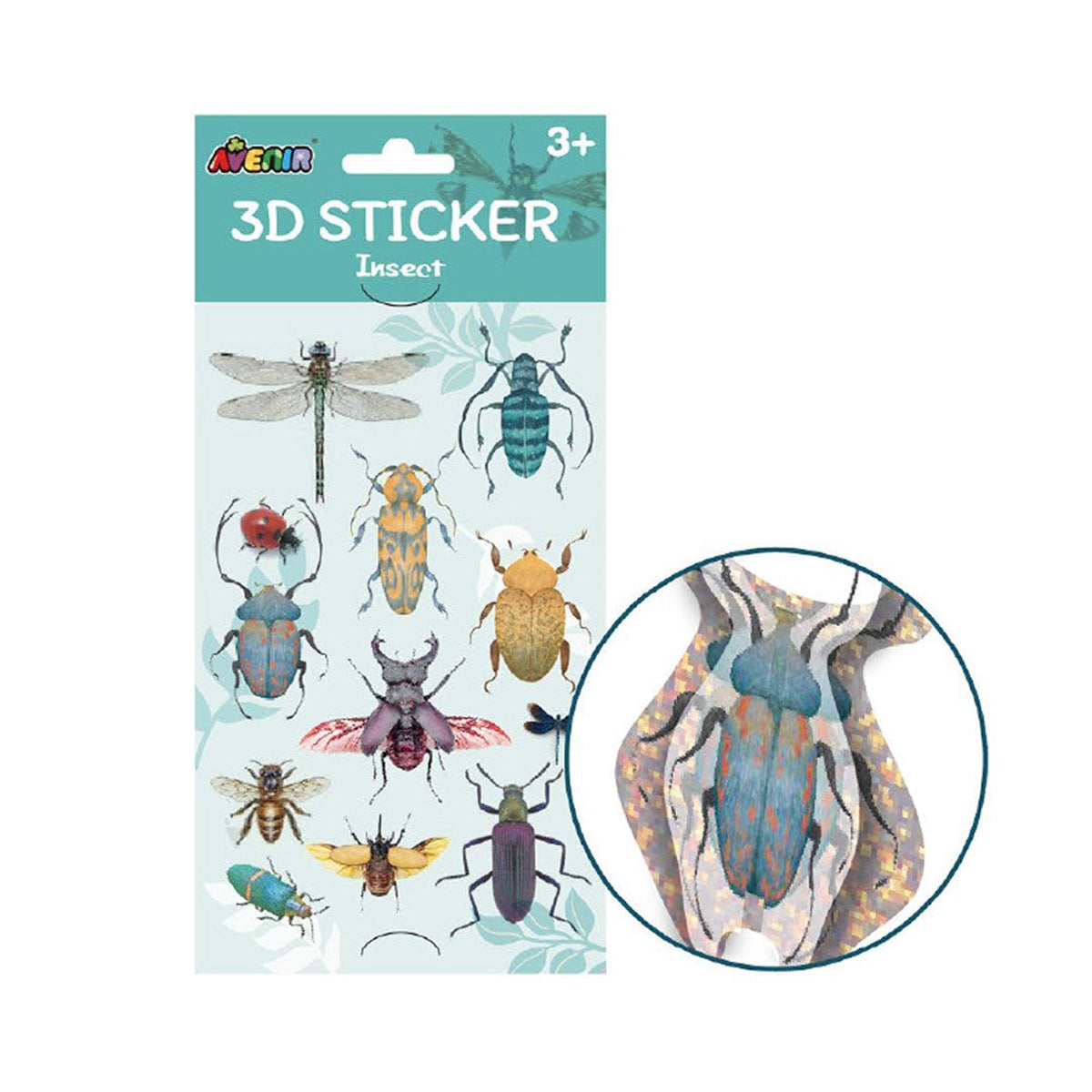 Avenir 3D Stickers 10-Pack