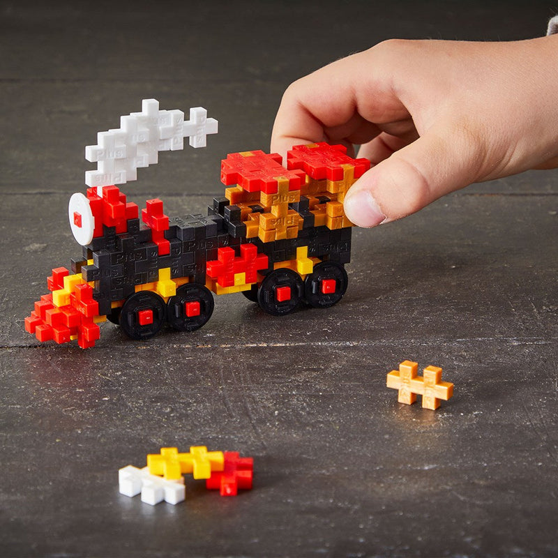 Plus-Plus Train Building Blocks Tube 100pcs