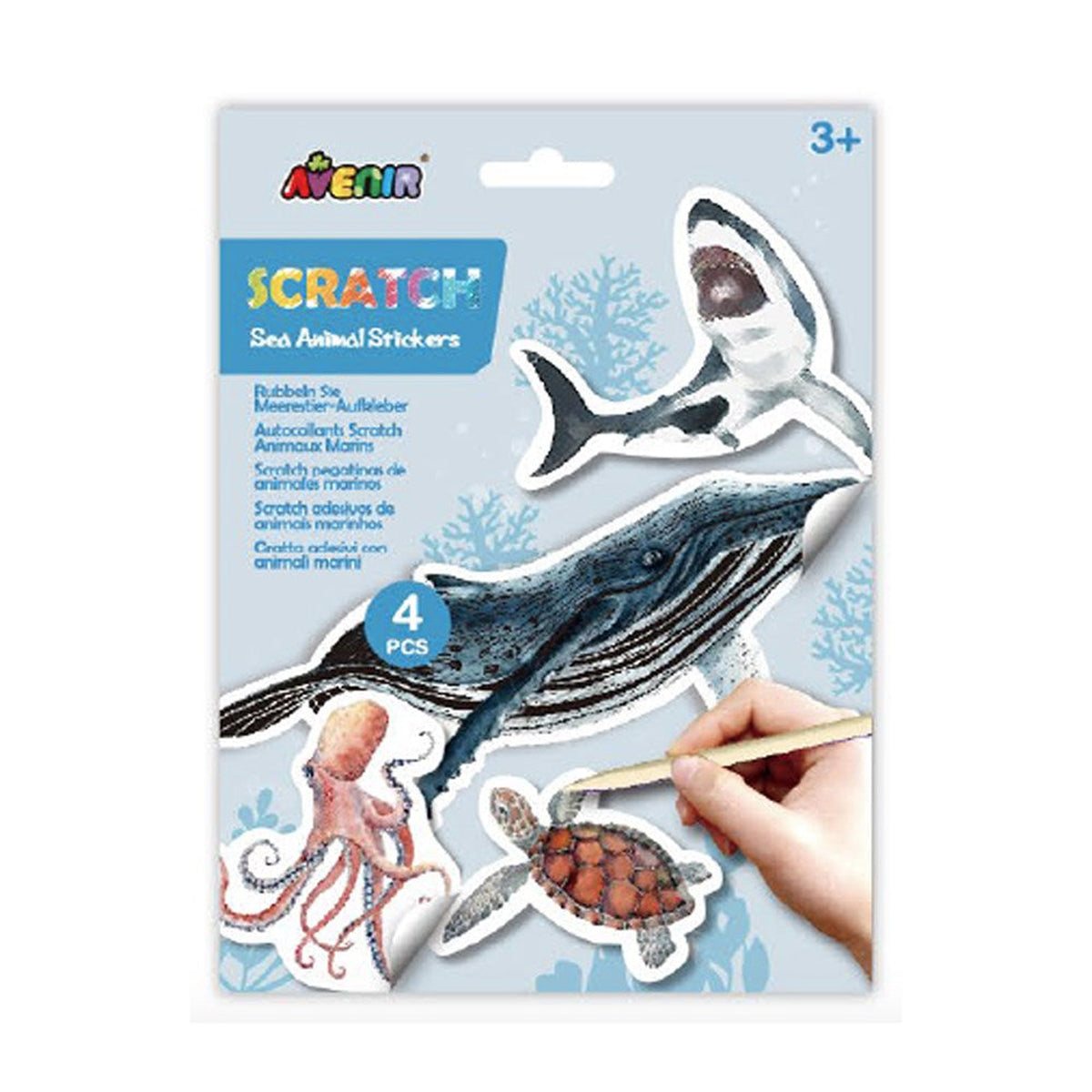 Avenir Scratch Stickers