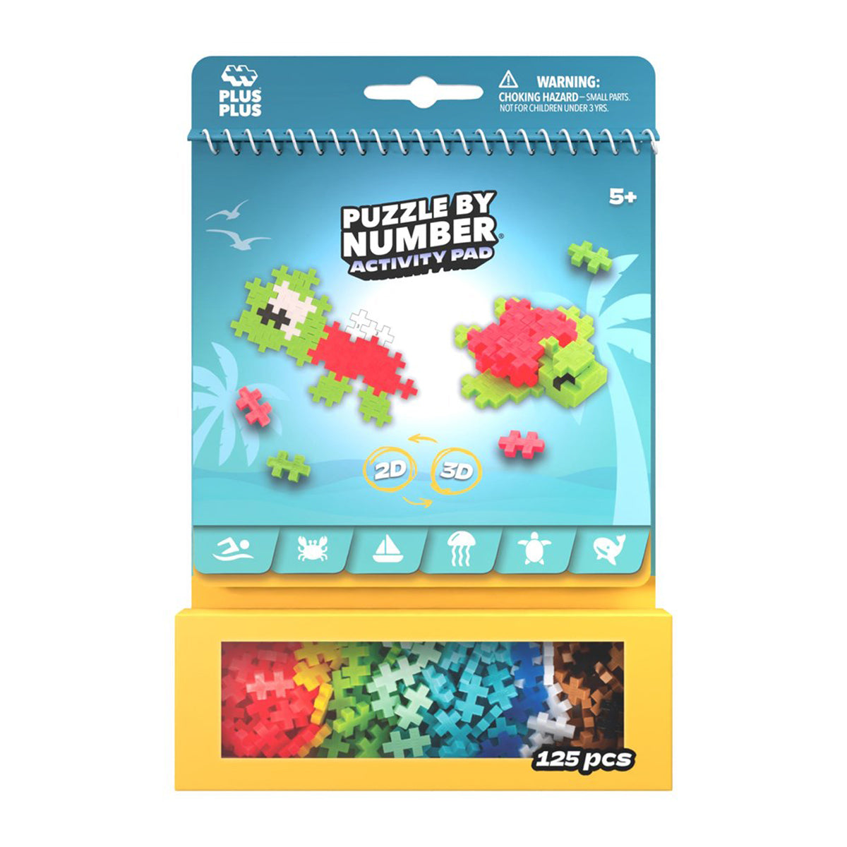 Plus-Plus Activity Pad Puzzle by Number