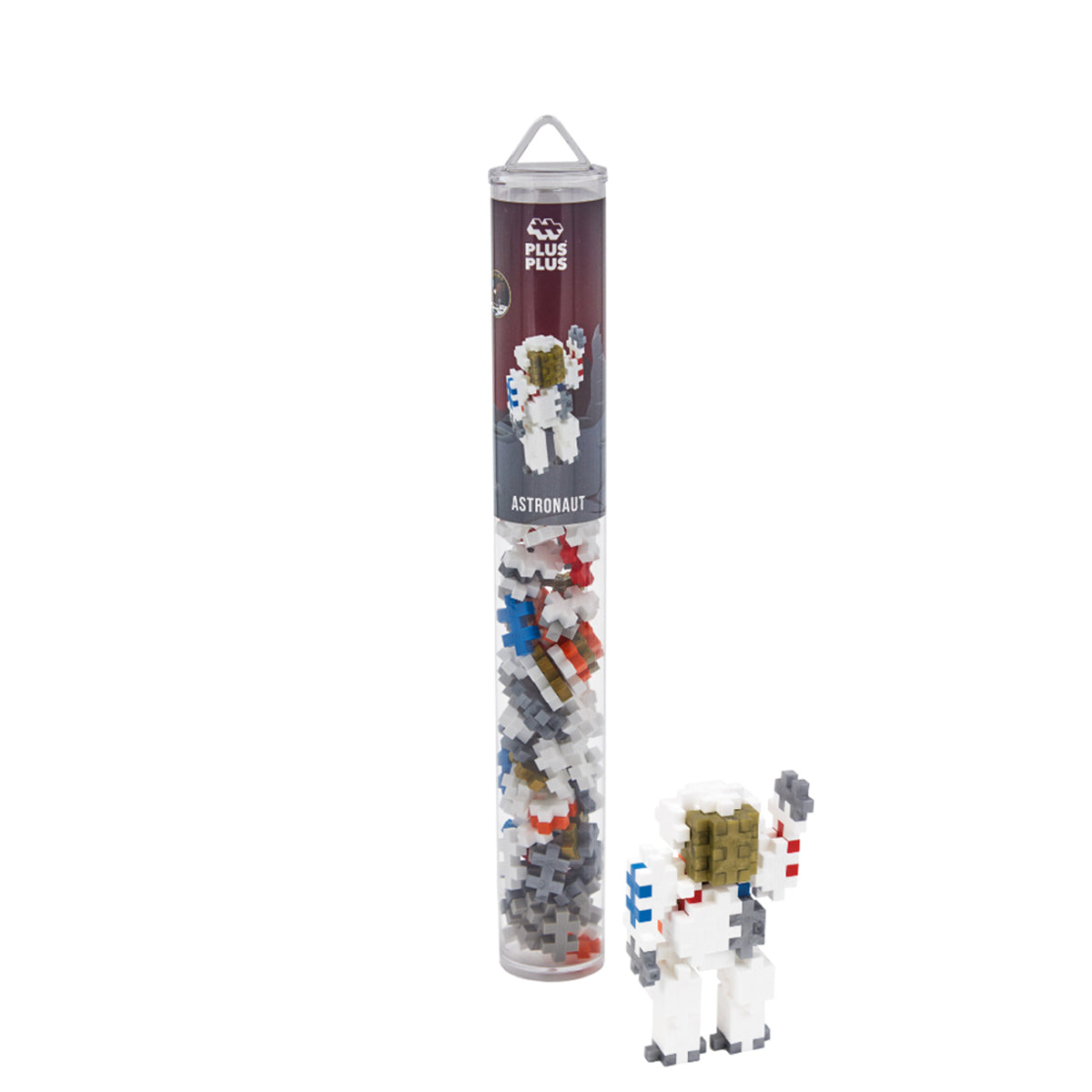 Plus-Plus Astronaut Building Blocks Tube 100pcs