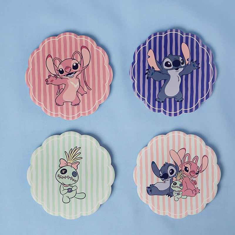 Disney Home Stitch & Angel Ceramic Coasters (Set of 4)