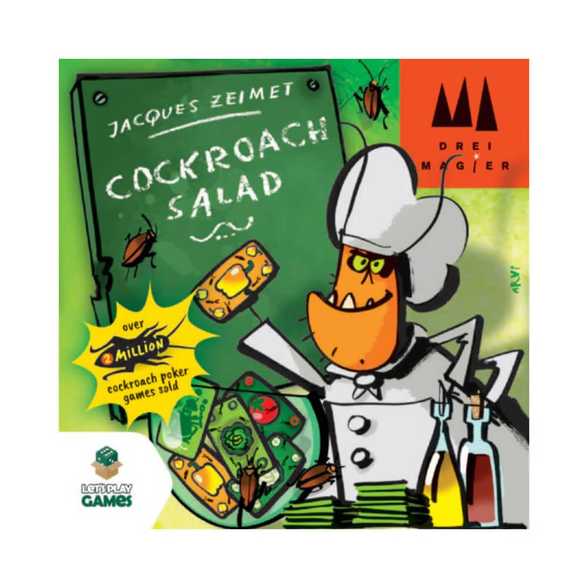Kackerlackesallad (Kaker Laken Salat) brädspel