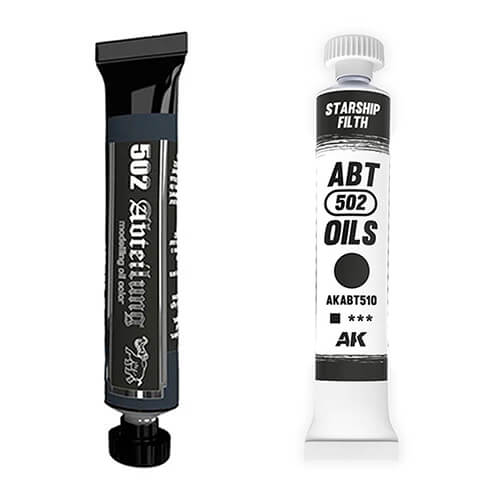 Abteilung 502 Modellering van oliekleur