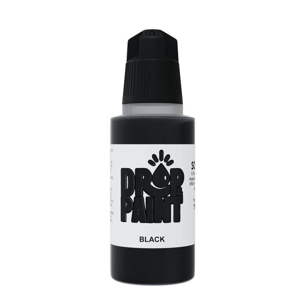 Scale 75 Drop and Paints Acrylic Paint 17mL (Black)