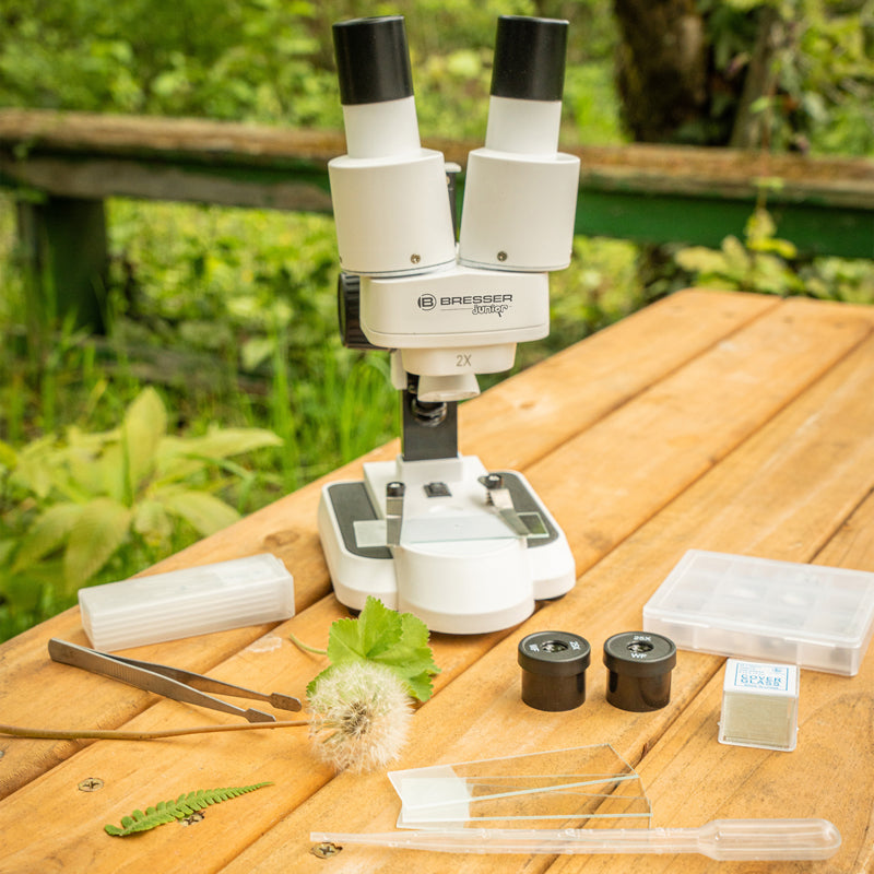 Bresser Junior Incident and Transmitted Microscope 50x