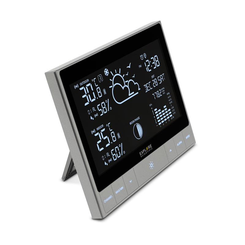 Advanced Weather Station with LED Touch Keys