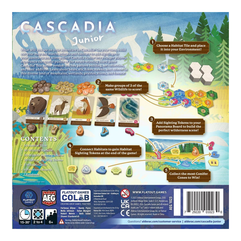 Cascadia Junior Board Game