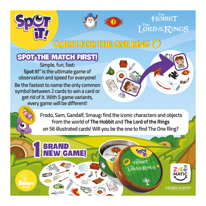 Spot It! Lord of the Rings Board Game