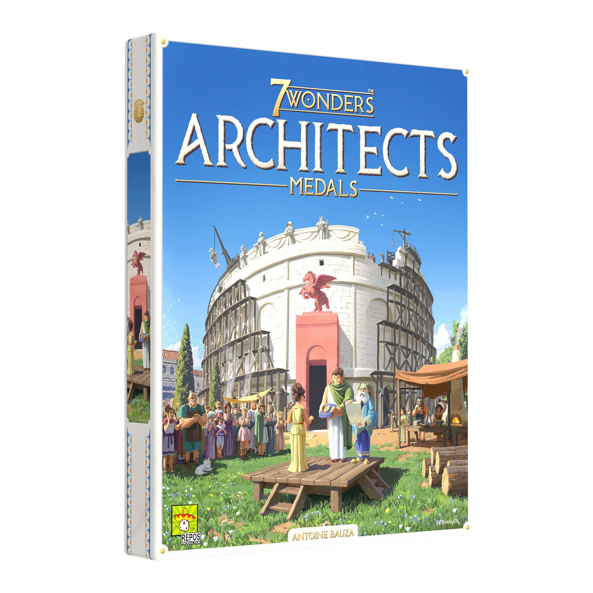 7 Wonders Architects Medals Board Game Expansion