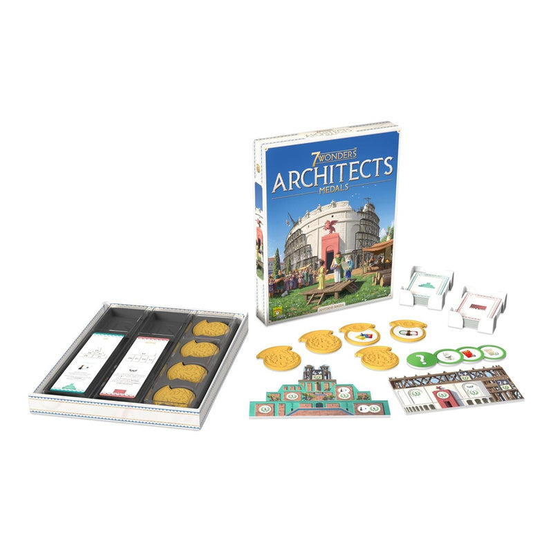 7 Wonders Architects Medals Board Game Expansion