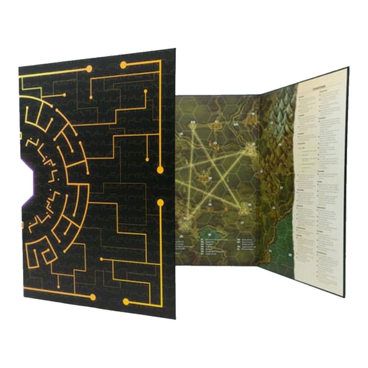 Hit Point Press Foreclaimer-themed Game Master Screen