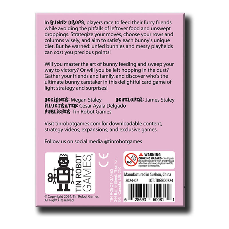 Bunny Drops Party Card Game