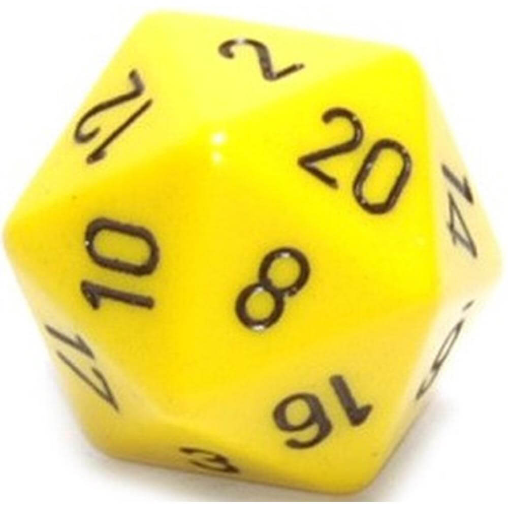 D20 DICE OPAQUE(34mm)