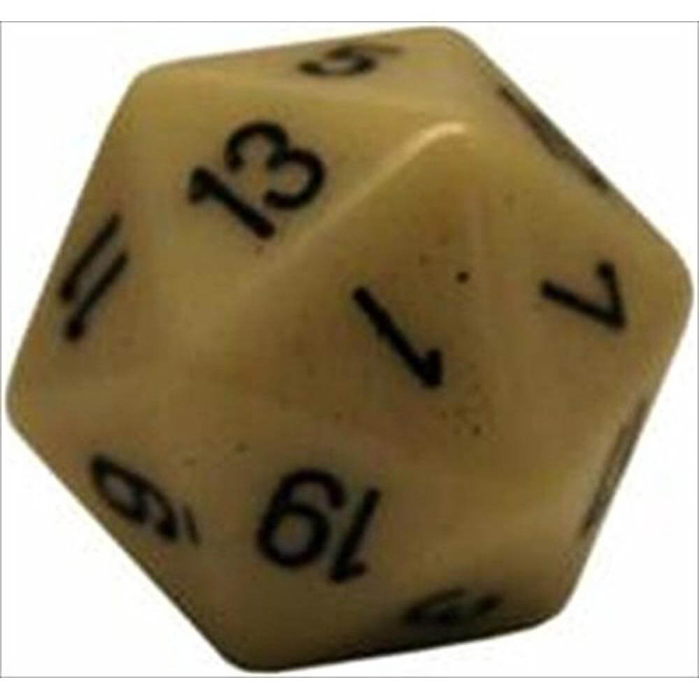 D20 DICE OPAQUE(34mm)