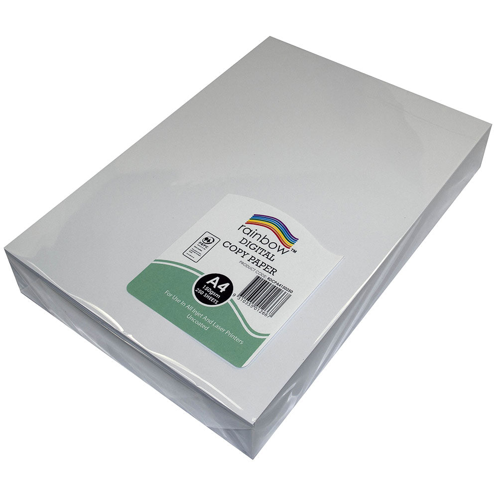 レインボーA4 PEFCデジタルコピーペーパー250pk(白)