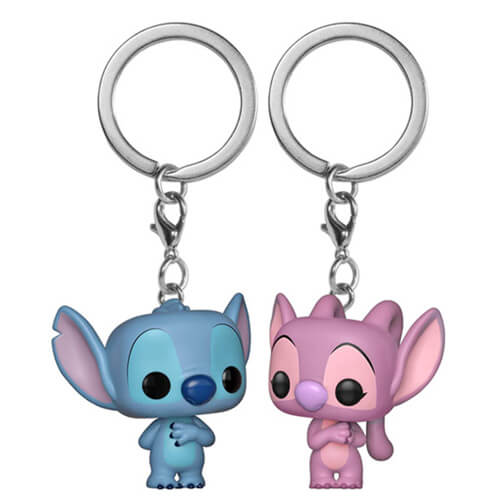 Lilo & Stitch Stitch & Angel Pocket Pop! Keychain 2 Pk