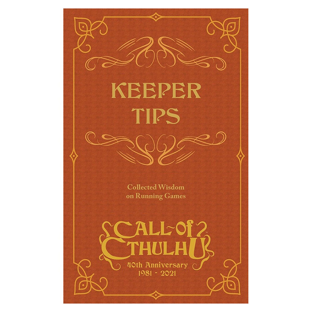 Call of Cthulhu Keeper Tips Collected Wisdom Book