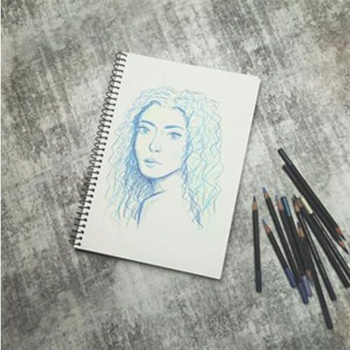 Quill Spiral Visual Art Diary (11x14")