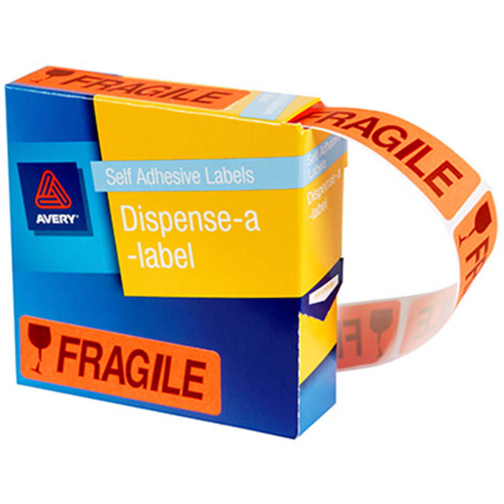 エイブリーの自己粘着ラベル125pcs(19x64mm)