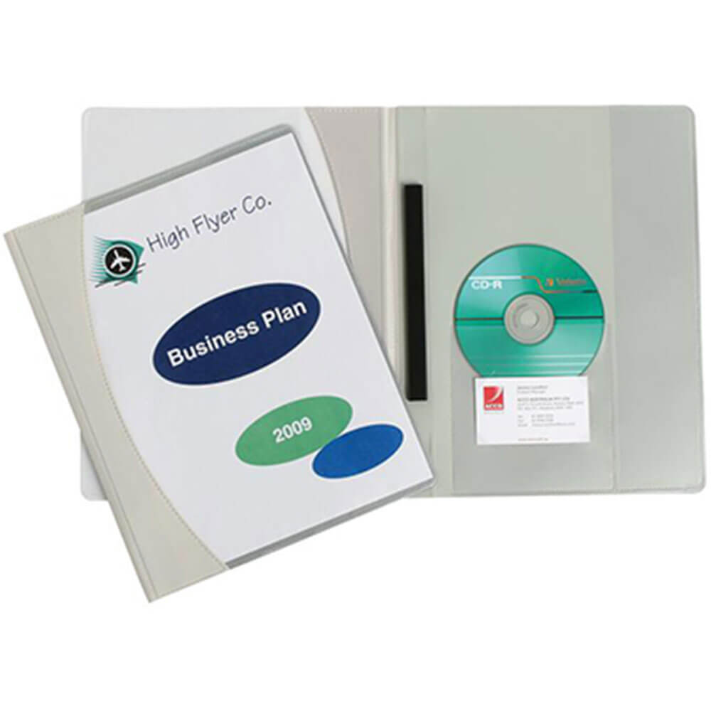 挿入カバー付きのMarbig Premierフラットファイル(A4)