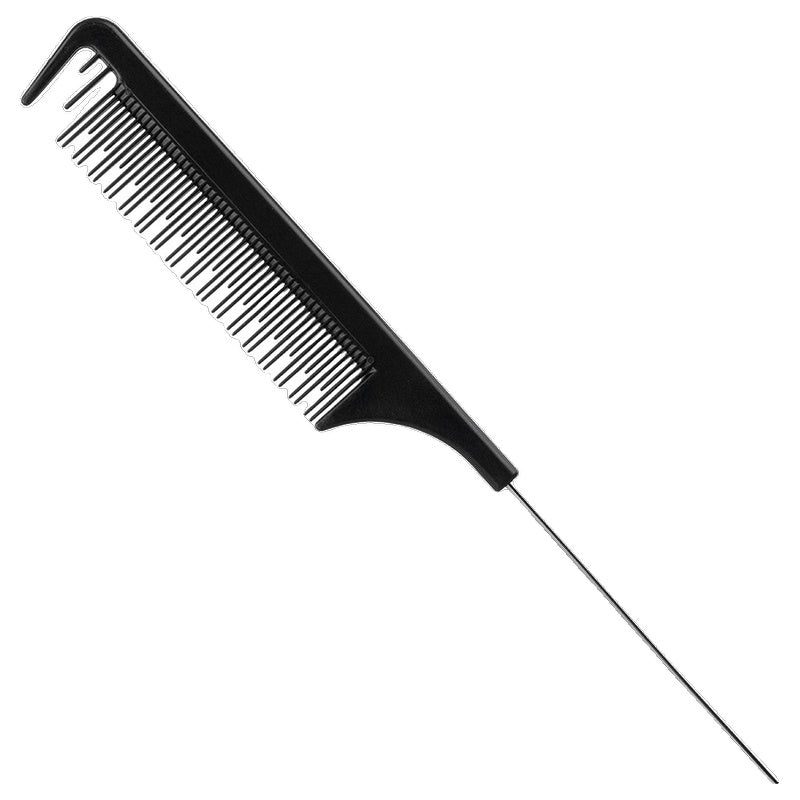 Silver Bullet Carbon Metal Tail Comb