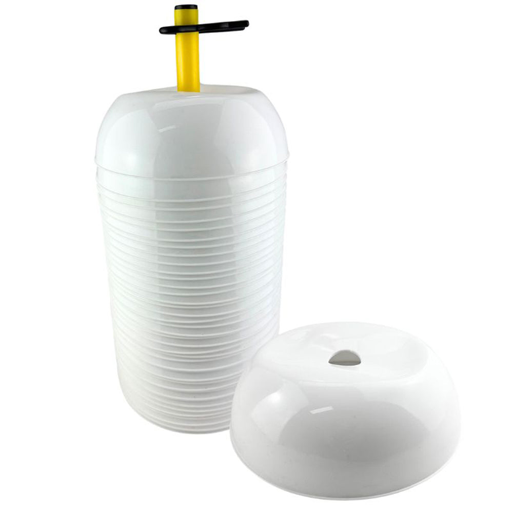 Patrick 40-Piece Dome with Stand (White)