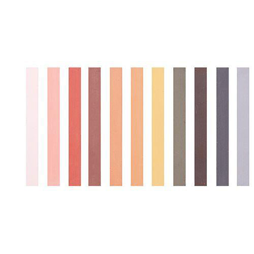 Soft Pastels Skin Tone Colours 12pk