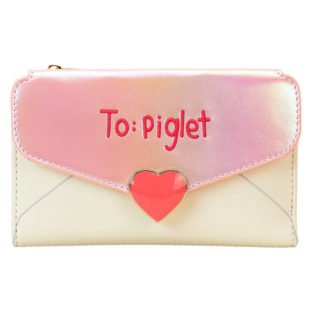Winnie The Pooh Love Letter Flap Wallet
