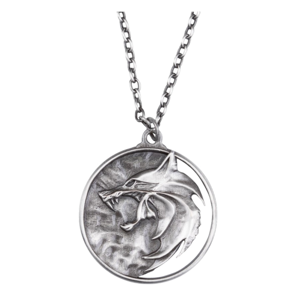 The Witcher (TV) Wolf Medallion Necklace