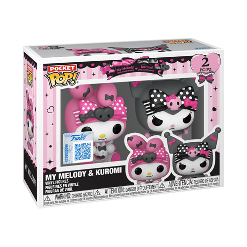 Hello Kitty My Melody & Kuromi Kuromi 20th Anniv Pocket Pop!