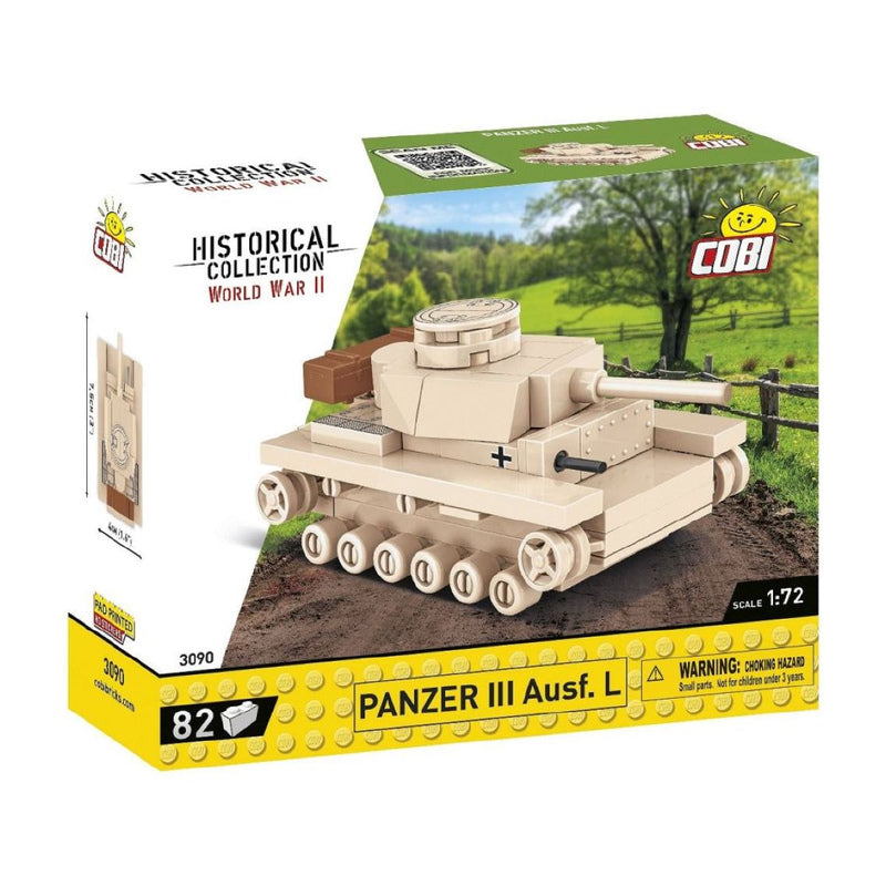 World War 2 Panzer III Ausf.L (82 Piece Kit)