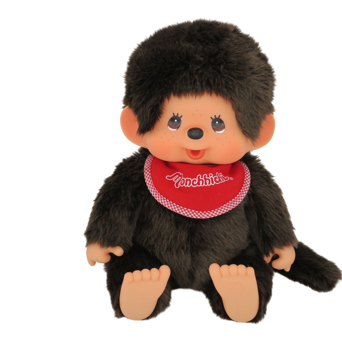 Monchhichi SUPER SOFT Boy Red Plush Doll